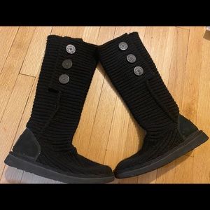 UGG Cardy Sweater Tall/Short Boots Size 7